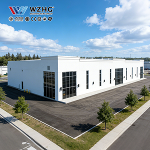 Almacén de Estructura de Acero WZHG, Estructura de Acero Ligero, Minimalista, Resistente al Viento, Edificio Comercial para Tiendas - Product Image 1
