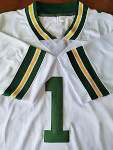 उच्च गुणवत्ता वाले थोक इन-स्टॉक अमेरिकी जर्सी ग्रीन बे पैकर्स कस्टम कढ़ाई फुटबॉल जर्सी - Product Image 5