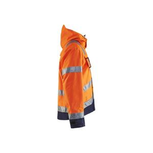 BLAKLADER - 483719775389M <b>Hi</b>-<b>Vis</b> Waterproof Jacket <b>Orange</b>/Navy blue - EAN 7330509231432 <b>HI</b>-<b>VIS</b> WORKWEAR - Product Image 4