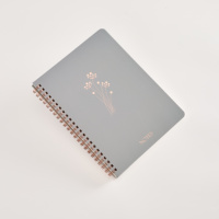 Logo d'impression personnalisé Spiral Organizer Hardcover Wire Spiral Notebook Planner Book