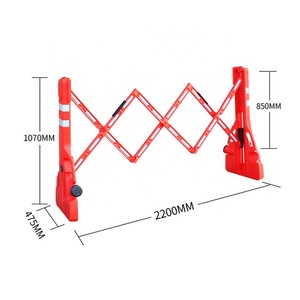 Barrières extensibles et résistantes pour piétons bon marché de chantier de construction en plastique Clôture pliable - Product Image 2
