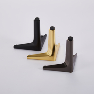 أرجل أريكة حديثة على شكل حرف <span class=keywords><strong>Y</strong></span> من الحديد المطلي بالذهب لغرفة النوم وورشة العمل والمنزل والحانة - للاستخدام الخارجي سهلة التركيب - Product Image 2