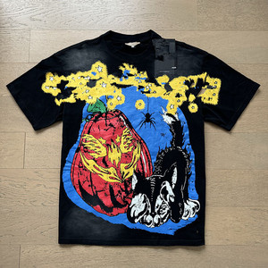 T-shirt rétro Y2K NFC Hell Graphic pour hommes, Hip-Hop Streetwear, coton, Vintage - Product Image 4