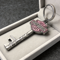 Porte-clés décapsuleur en métal vierge personnalisable pour sublimation, gravure souvenir religieuse, vente en gros