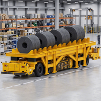 Chariot de transfert AGV électrique à levage arrière de 240 tonnes pour la manutention de matériaux industriels