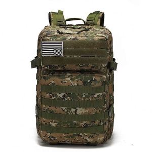 45L Outdoor Waterproof Camping Hiking Hunting <b>Molle</b> 3 Day Qucksack <b>Bag</b> Tactical Backpack - Product Image 4