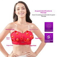 Soutien-gorge de massage chauffant intelligent rechargeable pour le soin et le modelage de la poitrine