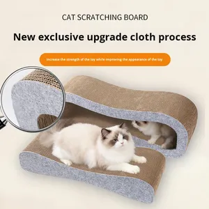 Rascador para Gatos Grande de Doble Cara, Diseño de Lujo en Cartón Corrugado, Juguete para Afilar Uñas en Forma de <span class=keywords><strong>8</strong></span>, Tabla de Rascar para Gatos - Product Image 3
