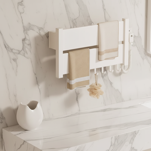 Sèche-serviettes électrique mural intelligent en alliage <span class=keywords><strong>d</strong></span>'aluminium avec thermostat intégré - Product Image 1