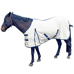 Alfombra de caballo de verano duradera personalizada, manta de malla con hoja de mosca con material de PVC/poliéster, uso de doma, tamaños personalizados - Product Image 6
