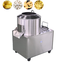 Automatische Commerciële Aardappel Zoete Dunschiller Elektrische Taro Aardappel Schil Dunschiller Wasmachine Volledig