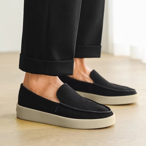 Nouveaux Mocassins en <span class=keywords><strong>Daim</strong></span> pour Hommes 2025 – Chaussures Décontractées à Enfiler, Confortables à Semelle Plate, Idéales pour la Conduite et le Quotidien – OEM/ODM, Logo Personnalisé - Product Image 3