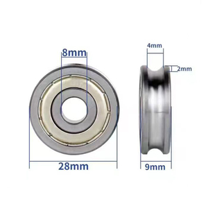 Poleas de acero inoxidable con brida U/H/V-Groove con rodamientos de 40-120mm adecuadas para elevación industrial - Product Image 3