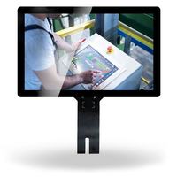 Écran tactile capacitif projeté PCAP 23,8 pouces à 10 points multi-touch, interface I2C USB