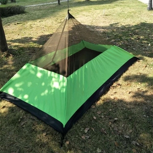 Tienda triangular para acampar al aire libre, impermeable, con cremallera, para otoño e invierno, antimosquitos e insectos - Product Image 1