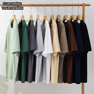 T-shirt en coton 100% avec logo personnalisé, tissu 250 GSM, t-shirt homme uni de haute qualité, motifs et logos personnalisables - Product Image 5