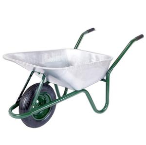 Brouette à roues modèle galvanisé <span class=keywords><strong>Altrad</strong></span> Limex Standard 85L Brouette de construction pour la construction Jardin Baignoire galvanisée - Product Image 3