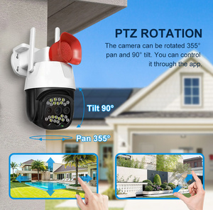 V380 1080P <span class=keywords><strong>HQ</strong></span> impermeable Wifi Control remoto conexión Wifi seguimiento automático PTZ rotación seguridad Cámara IP - Product Image 3