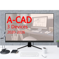 Suscripción Anual a AutoCAD 2025/2024/2023/2022 para PC/Mac, Clave de Licencia Original, Software de Dibujo y Diseño, 1PCS=1 Año