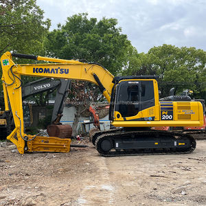 Excavadora sobre orugas Komatsu usada original de Japón de 20 toneladas, excavadora Komatsu PC220 PC200 de tamaño mediano - Product Image 1