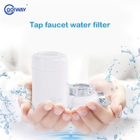 Coolway Nouveau Lancement Filtre de Robinet Manuel au Charbon Actif Purificateur d'Eau pour Cuisine et Bureau Usage Domestique