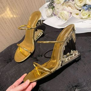 Sandalias Mujer Talla Grande en Oferta, Zapatos de Tacón Alto con Plataforma, Modernos y Elegantes para Damas - Product Image 3