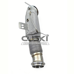 Für BMW <span class=keywords><strong>545e</strong></span> G30 B58 Hochleistungs-Edelstahl-Downpipe Auspuffanlage Leistungserhöhung für Rennwagen mit Hitzeschutz - Product Image 5