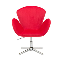 Fauteuil pivotant moderne ergonomique à hauteur réglable en mousse haute densité pour le salon