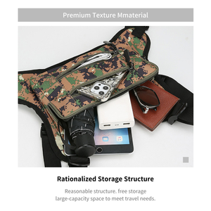 Tas Dada Pria Oxford Tahan Lama Motif Kamuflase Digital, Dapat Disesuaikan, Untuk Perjalanan, Olahraga, Serbaguna, Taktis, Bersepeda, Outdoor, Modis - Product Image 3