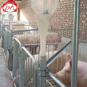 เครื่องจ่ายถ้วยอาหารอัตโนมัติทำจากสแตนเลสสองด้านพร้อมกล่องวัดสภาพใหม่สำหรับการเลี้ยงสัตว์ในฟาร์มเลี้ยงหมูแบบ8L - Product Image 6