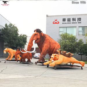 Animale animatronic a grandezza naturale mammut bambino e mamma - Product Image 5