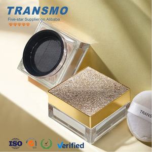 Estuche de aluminio resistente para polvos, contenedor vacío para polvos sueltos - Product Image 1