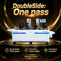 Impresora de Inyección de Tinta UV de Doble Cara CSJ-U800, Máquina de Impresión Digital de Una Sola Pasada, CMYK a Todo Color para Empaques, Vasos y Loncheras