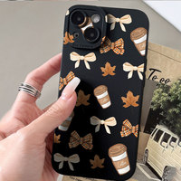 Coque de téléphone portable motif nœud papillon pour iPhone 16 Plus 15 17 18 Pro Max, coque arrière antichoc en TPU Angel Eye