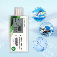 USB Informe PDF de un solo uso Registrador automático de datos de temperatura Pantalla LCD