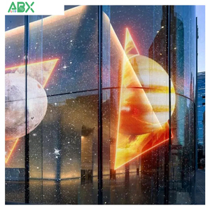 Rõ ràng HD P3.91-7.81 trong suốt trung tâm mua sắm cửa hàng LED quảng cáo hiển thị cửa sổ kính màn hình LED cho xe showroom 4S cửa hàng - Product Image 3