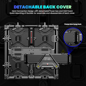 Nhà Máy Bán buôn 50x50cm Độ nét cao màn hình <span class=keywords><strong>LED</strong></span> Bảng điều chỉnh p2.97 p3.91 p4.81 nhà thờ tổ chức sự kiện sân khấu video tường với hệ thống hoàn chỉnh - Product Image 3