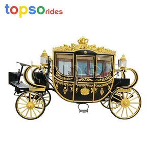 Carrozza Reale a Cavalli ed Elettrica del Produttore Cinese, Attrazione per Parchi Divertimento in Vendita - Product Image 3