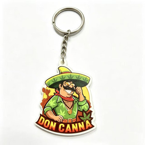 Cadeaux promotionnels, porte-clés personnalisés pas chers, porte-clés en plastique 2D 3D, porte-clés en caoutchouc souple, porte-clés en silicone PVC personnalisé avec logo - Product Image 2