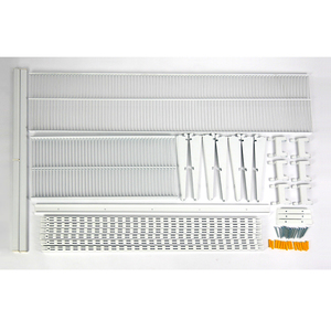 Dễ Dàng Cài Đặt Kệ Lưu Trữ Gia Đình Kệ Lưu Trữ Kim Loại Tủ Quần Áo Với Treo - Product Image 6