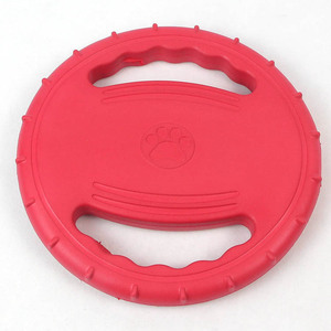 Jouet pour chien en forme de volant EVA, 20 cm, frisbee durable pour l'entraînement et l'agilité des animaux, orange, vert, rouge - Product Image 2