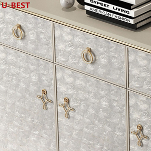 <span class=keywords><strong>Aparador</strong></span> de Madera U-Best Kitchen, Armario con Cajones, Mueble de Salón Comedor - Product Image 4