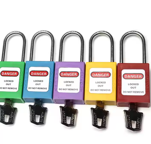 Cadenas de sécurité en nylon de qualité supérieure direct d'usine de la Chine clé étanche déverrouiller le dispositif de verrouillage durable antivol poli - Product Image 3