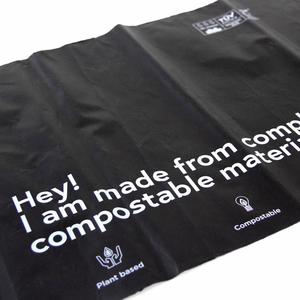 XC-BIO Eco-Friendly <b>Compostable</b> Mailing <b>Bags</b> EN13432 Certified for Shoes Clothing Packaging 100% Biodegradable Silk Screen - Product Image 3