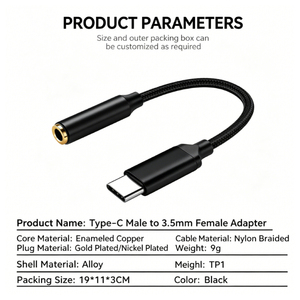 Adaptateur USB C vers <span class=keywords><strong>prise</strong></span> casque 3,5 mm avec puce DAC, câble dongle Type C vers <span class=keywords><strong>prise</strong></span> audio AUX pour Samsung iPhone 15 16 <span class=keywords><strong>iPad</strong></span> <span class=keywords><strong>Pro</strong></span> - Product Image 6
