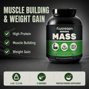 OEM Customized <strong>Serious</strong> <strong>Mass</strong> Weight Gainer <strong>Protein</strong> <strong>Powder</strong> Formula Flavor Sports Nutrition Supplements <strong>MASS</strong> <strong>Protein</strong> <strong>Powder</strong> - Product Image 2