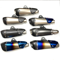 Silencieux universel pour moto 51 mm Alpha avec DB Killer pour R3 MT07 FZ1 R6 R15 ZX6R ZX10 Z900 Z400 1000 CBR1000 GSXR1000
