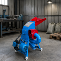 Broyeur à marteaux électrique 3KW, type 330, machine de broyage 220V en acier inoxydable, 100KG/H, pour animaux, volailles, maïs, céréales