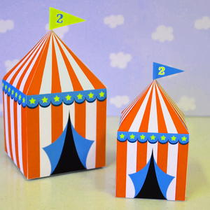 Caja de Regalo para Cupcakes con Diseño de <span class=keywords><strong>Circo</strong></span> / Caja de Regalo para Fiestas de Cumpleaños con Diseño de Carpa de <span class=keywords><strong>Circo</strong></span> / Caja de Dulces para Fiestas de Cumpleaños con Diseño de <span class=keywords><strong>Circo</strong></span> - Product Image 5