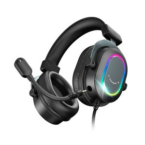 Fifine H6 Headphone Gamer 7.1 Headset Headset Gamer USB Headphone Headset Gaming RGB Headphone untuk PC